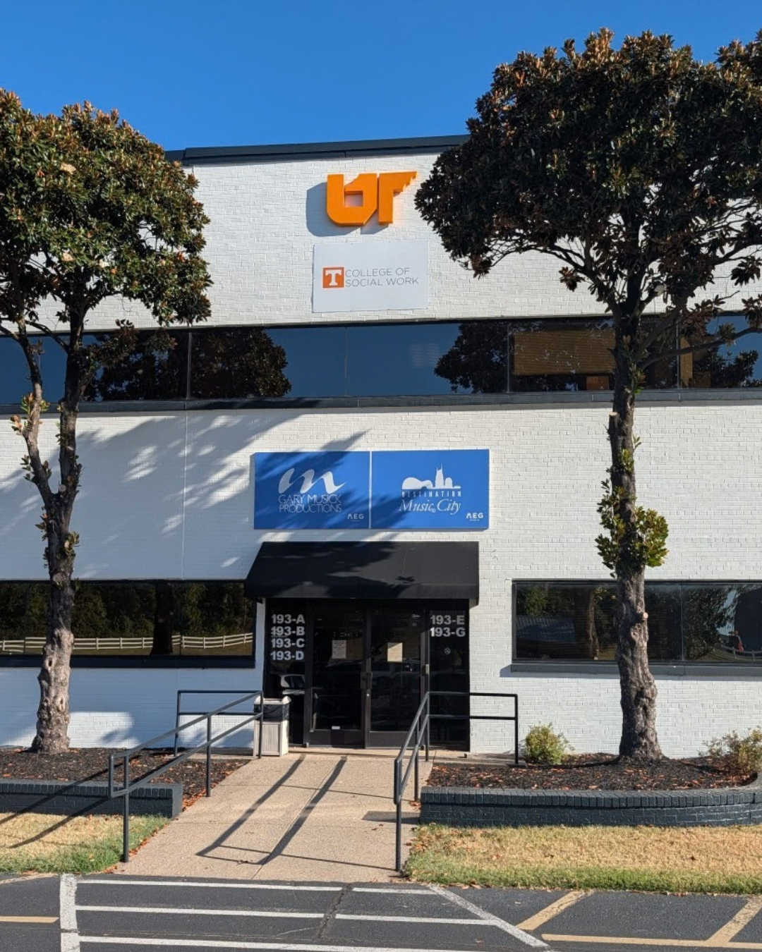 UT TN Language Center office entrance.