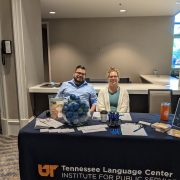 Two TLC employees at the Conference